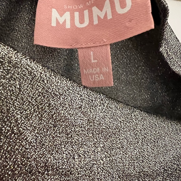 Showmeyourmumu Metallic one shoulder with bow - Picture 3 of 3